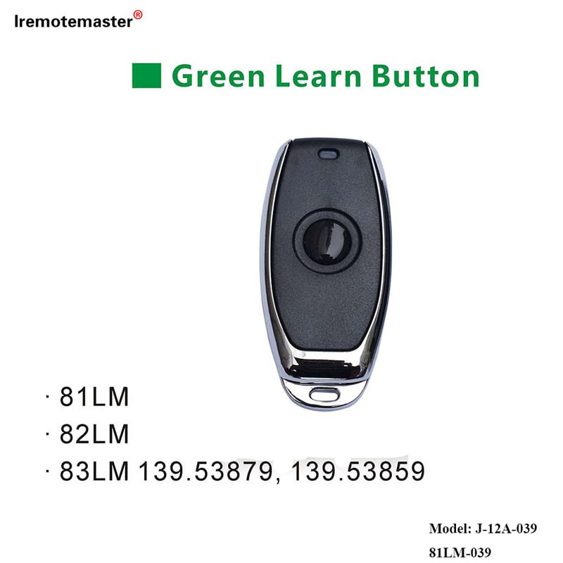 Kwa 81LM 82LM 83LM Green Learn Button 390MHz Garage Door Remote Door