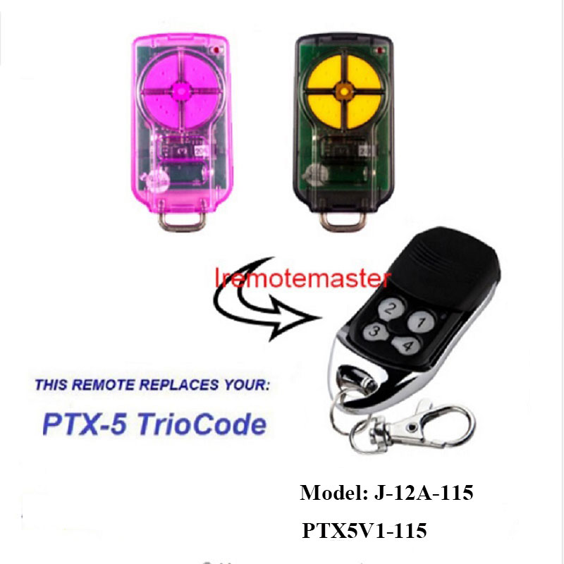 Kwa PTX5 V1 TrioCode Gate ya Ubadilishaji wa Mlango wa Mbali 433.92MHz Msimbo wa Kuzungusha